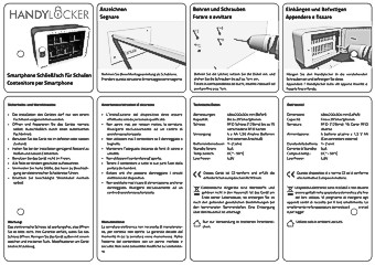 Benutzerhandbuch Handylocker Seite 1